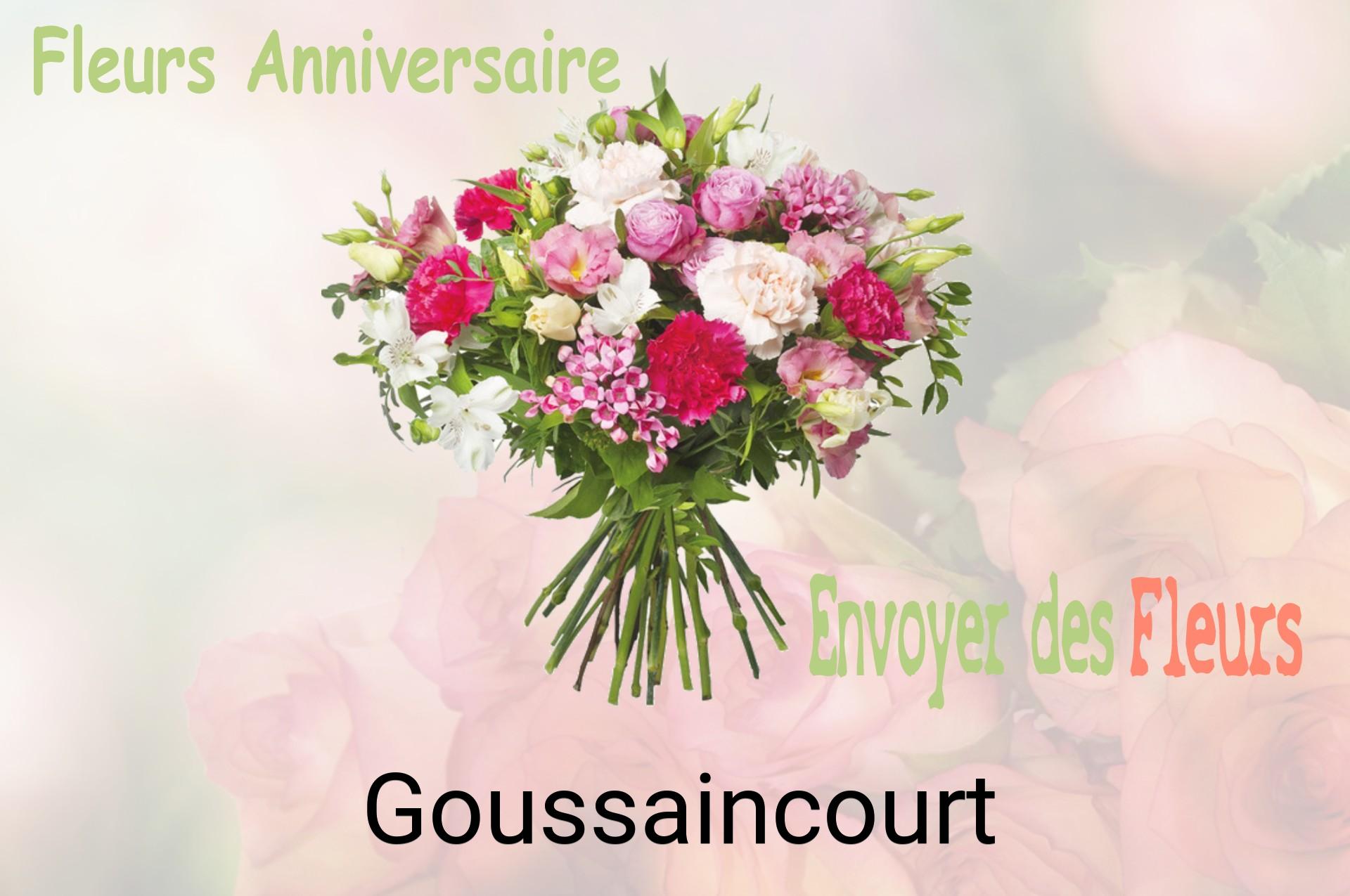 Bouquet de fleurs d’anniversaire livré à Goussaincourt