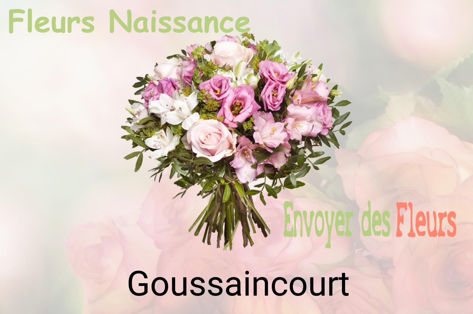 Bouquet de fleurs de naissance livré à Goussaincourt